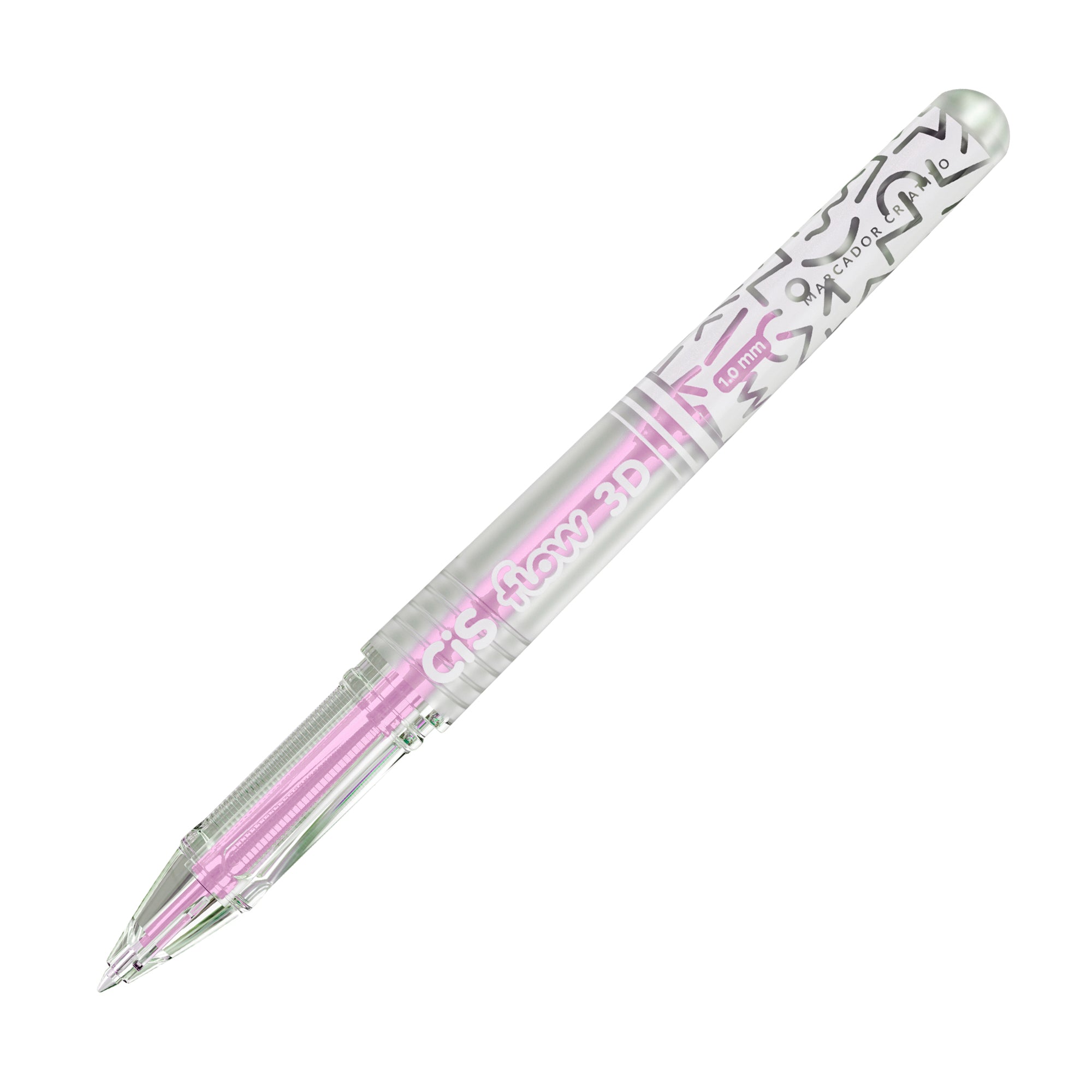 230021-marcador-criativo-cis-flow-3d-1mm-n37-rosa-claro-586109