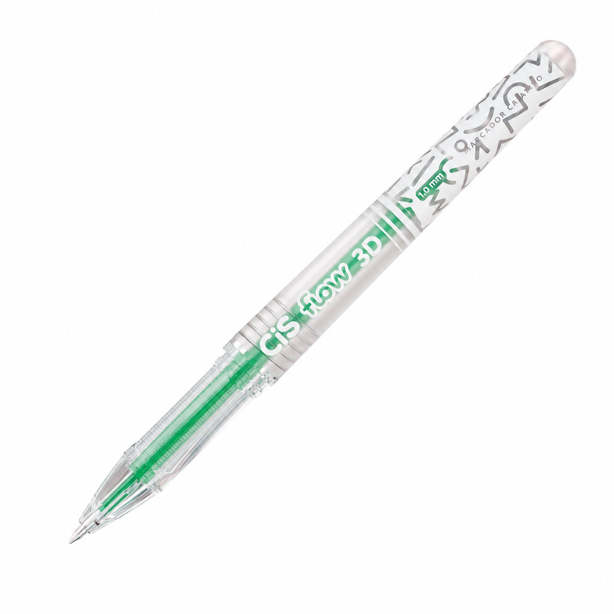 230033-marcador-criativo-cis-flow-3d-1mm-n47-maca-verde-586135