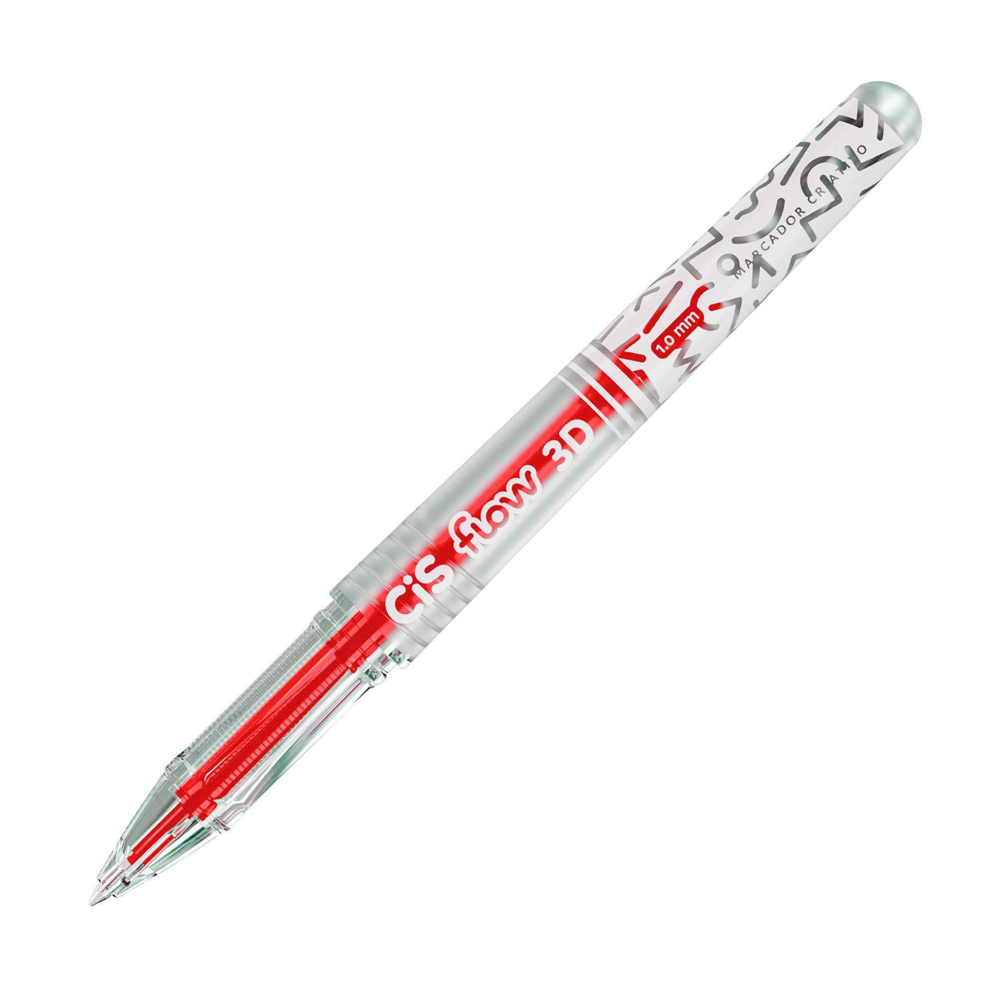 230035-marcador-criativo-cis-flow-3d-1mm-n36-vermelha-586090