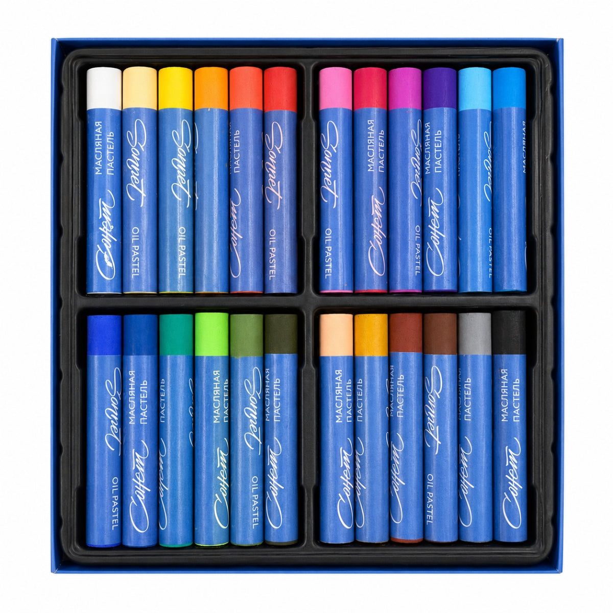 Estojo Giz Pastel Oleoso Sonnet 24 Cores - Nevskaya Palitra