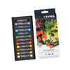 Estojo Giz Pastel Oleoso Oil Pastels com 12 Cores - Lyra