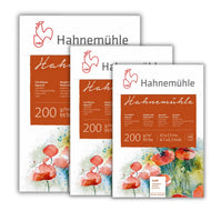 Bloco Papel para Aquarela 200 Textura Fina 200g/m² com 20 Folhas - Hahnemühle
