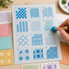 Kit Mini Stencil Coleção Goods 17x21cm para Pintura Decorativa e Artesanato Stmi-036 - Litoarte