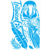 Stencil Tropical 21x34cm para Pintura Decorativa e Artesanato St-477 - Litoarte