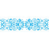 Stencil Estreito Arabescos 2 8x28cm para Pintura Decorativa e Artesanato Ste-496 - Litoarte