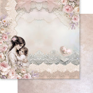 Papel para Scrapbook Dupla Face Dia das Maes 30,5x30,5cm para Scrapbook e Papelaria Criativa Sd-1428 - Litoarte