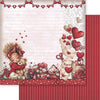 Papel para Scrapbook Dupla Face Amor 30,5x30,5cm para Scrapbook e Papelaria Criativa Sd-1431 - Litoarte