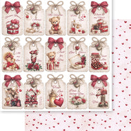 Papel para Scrapbook Dupla Face Love 30,5x30,5cm para Scrapbook e Papelaria Criativa Sd-1432 - Litoarte