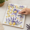 Transfer de Imagem Médio Limao e Lavanda 15x19,5cm para Artesanato e Decoração Tim-034 - Litoarte