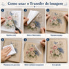 Transfer Espelhado Orquideas 19,5x29,5cm para Artesanato e Decoração Teb-010 - Litoarte