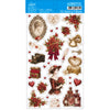Adesivo com Recorte Love 1 10,5x18cm para Artesanato e Scrapbook Adl3-079 - Litoarte