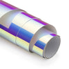 Adesivo Vinil Brilha no Escuro Azul Holográfico 30,5x61cm para Artesanato e Papelaria Criativa - Mimo