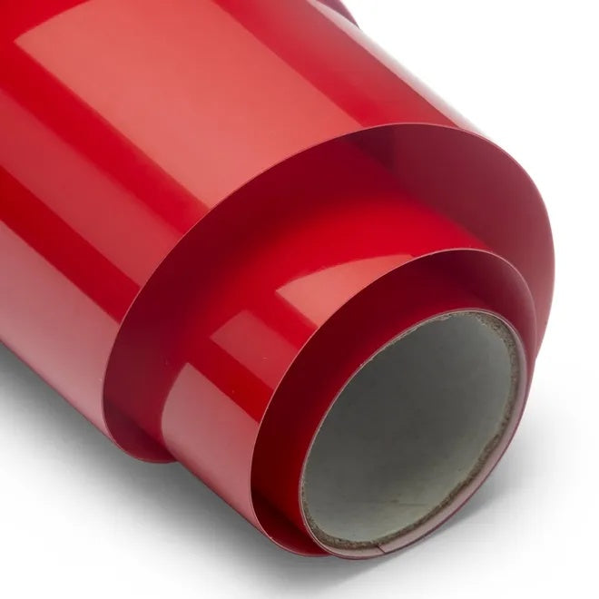 Vinil de Transferência Térmica Vermelho Carmim Color Pop 25x21cm para Artesanato e Personalização - Mimo