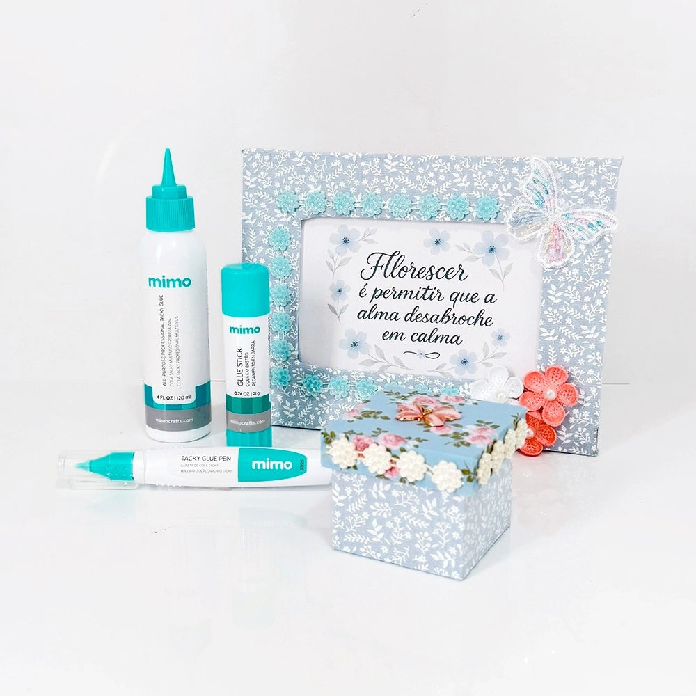 Cola Tacky Multiuso Profissional em Caneta Recarregável 26ml para Artesanato e Scrapbook - Mimo