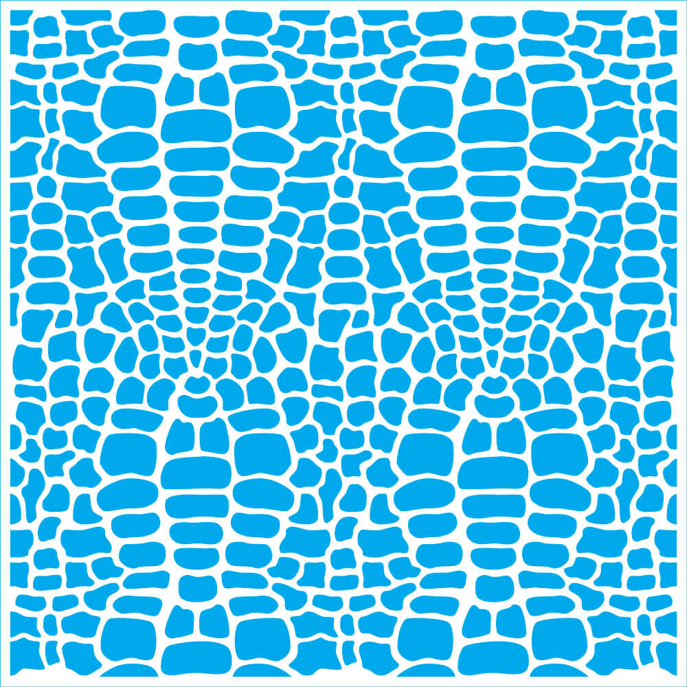 Stencil - Estampa de Cobra 20x20cm para Pintura Decorativa e Artesanato Stxx-379 - Litoarte