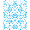 Stencil Médio Arabescos 17x21cm para Pintura Decorativa e Artesanato Stm-808 - Litoarte