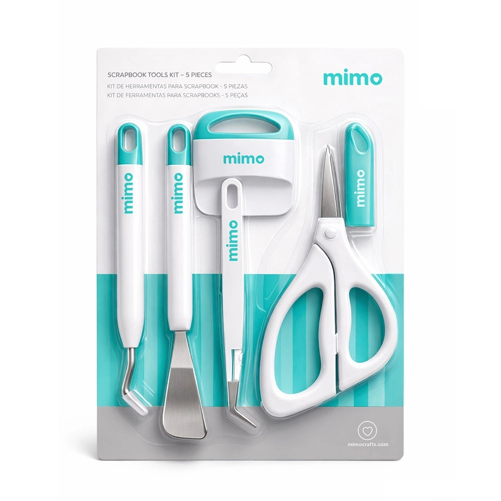 Estojo de Ferramentas com 5 Peças para Papelaria Personalizada e Artesanato - Mimo