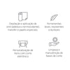 Estojo de Ferramentas com 5 Peças para Papelaria Personalizada e Artesanato - Mimo