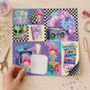 Papel para Scrapbook Dupla Face Anos 90 1 30,5x30,5cm para Scrapbook e Papelaria Criativa Sd-1424 - Litoarte