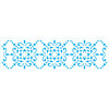 Stencil Estreito Arabescos 8 8x28cm para Pintura Decorativa e Artesanato Ste-502 - Litoarte
