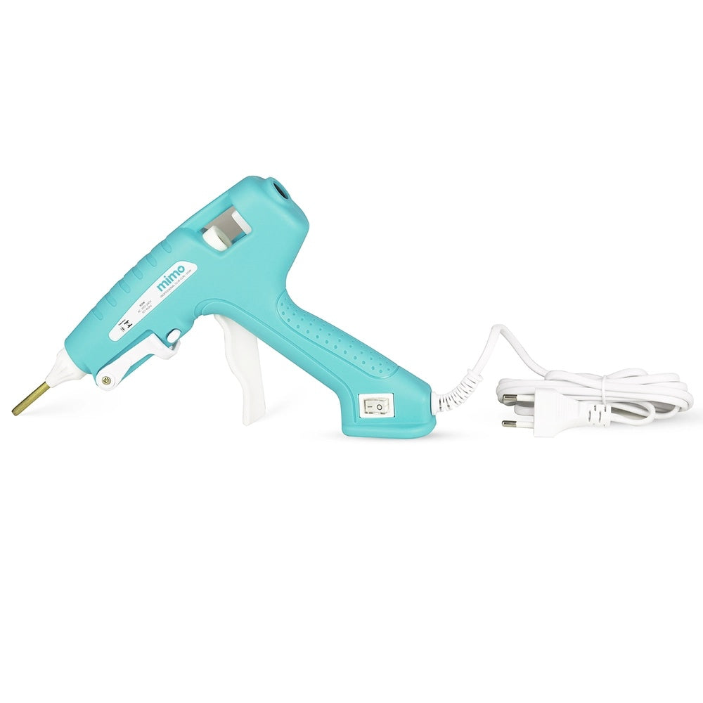 Pistola de Cola Quente Profissional Bivolt 60w com 3 Protetores para Dedo para Artesanato - Mimo