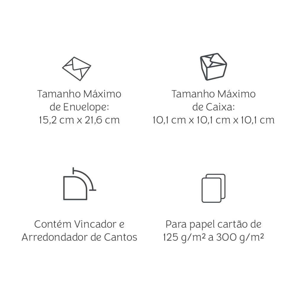 Base Making para Caixas e Envelopes para Artesanato e Papelaria Criativa - Mimo
