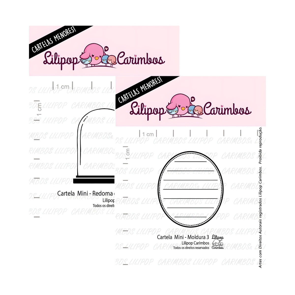 Carimbos Decorativos Diversos Scrapbook - Lilipop