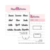Carimbos Datas Meses Números Planner - Lilipop