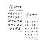 Carimbos Alfabeto Scrapbook Artesanato - Lilipop