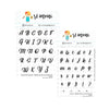 Carimbos Alfabeto Scrapbook Artesanato - Lilipop