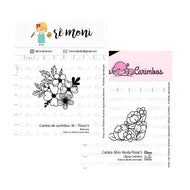Carimbos Florais e Folhagens Scrapbook - Lilipop