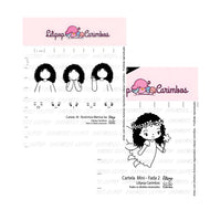 Carimbos Rostinhos Meninas Scrapbook - Lilipop