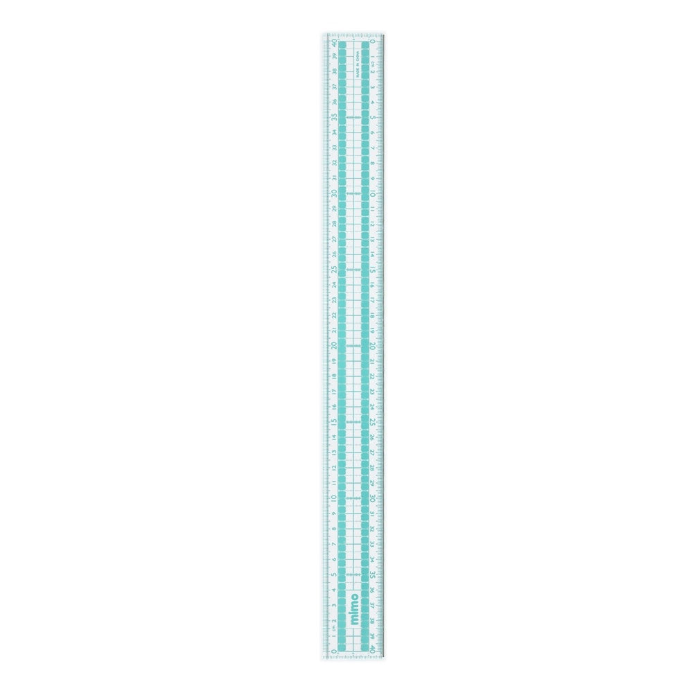 Régua Profissional para Corte 40x4cm para Artesanato e Papelaria Criativa - Mimo