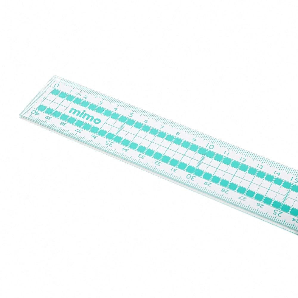 Régua Profissional para Corte 40x4cm para Artesanato e Papelaria Criativa - Mimo