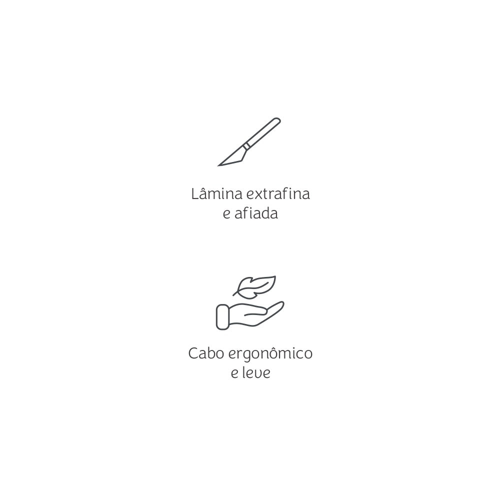 Mini Tesoura de Precisão 10,5cm para Scrapbook e Papelaria Criativa - Mimo