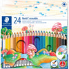 Estojo Lápis de Cor Apagável Noris com 24 Cores - Staedtler