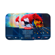 Estojo Lápis de Cor Permanente Chromaflow Macio - Derwent