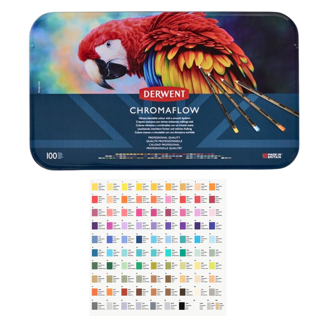 Estojo Lápis de Cor Chromaflow Macio - Derwent
