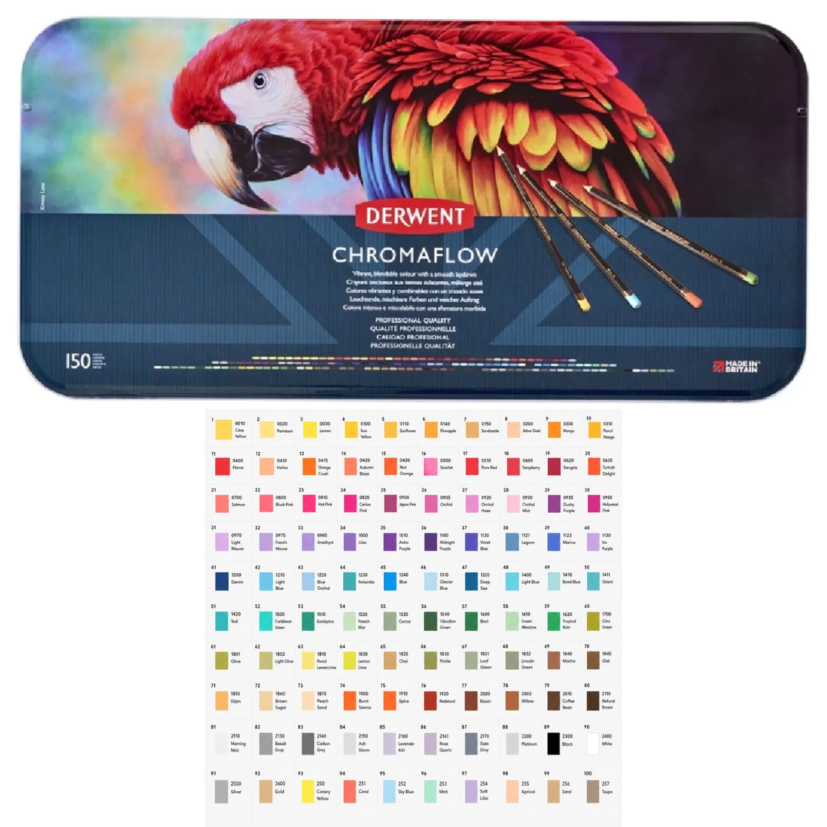 Estojo Lápis de Cor Chromaflow Macio - Derwent