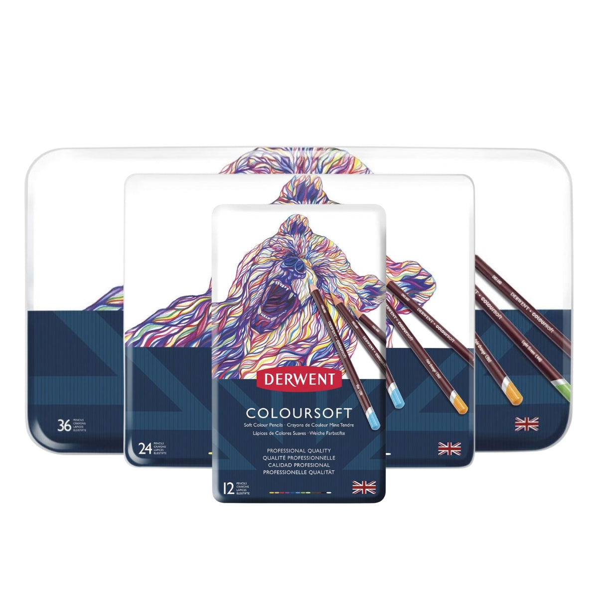 Estojo Lápis de Cor Permanente Coloursoft - Derwent