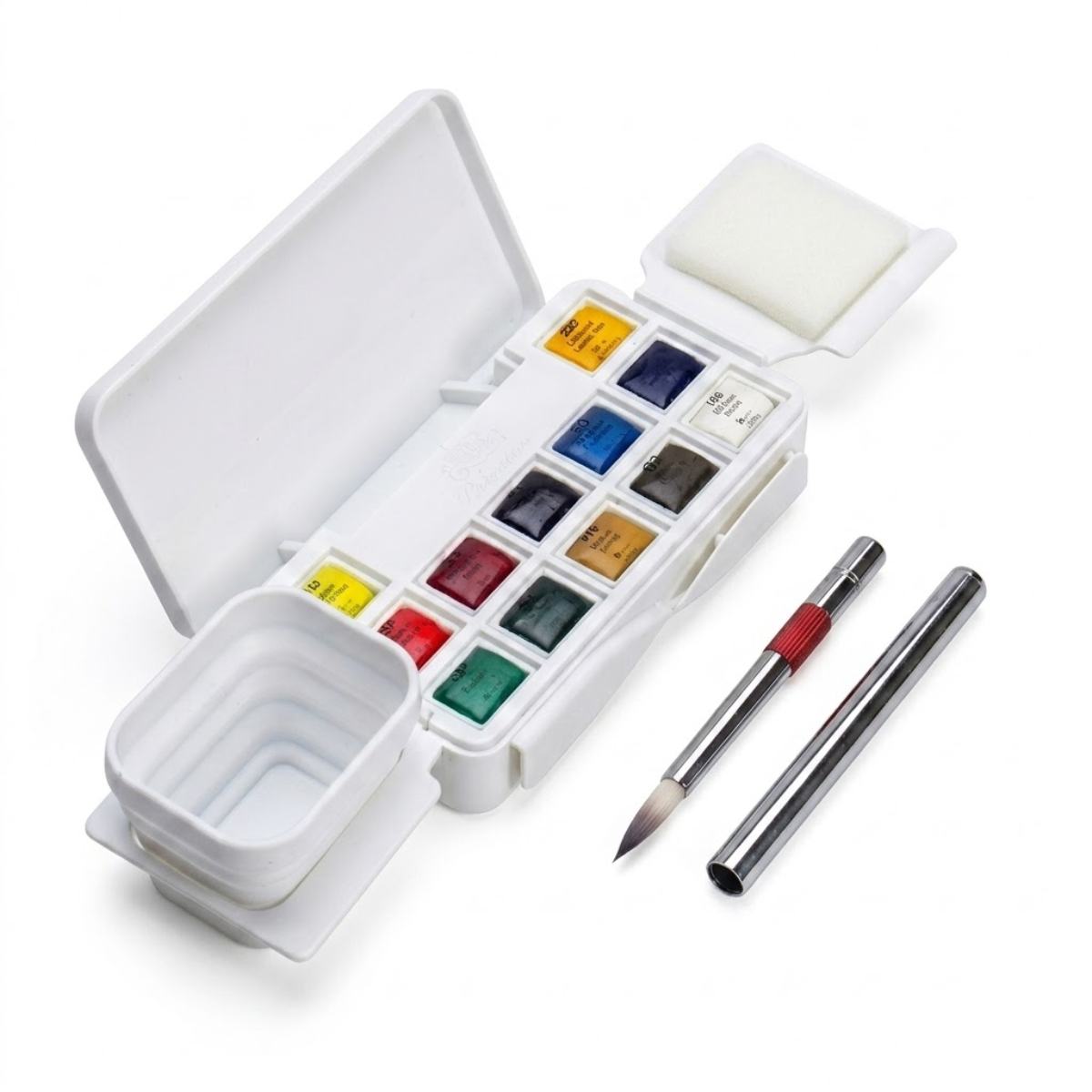 Estojo de Aquarela Pocket Set 12 Meias Pastilhas - Phoenix