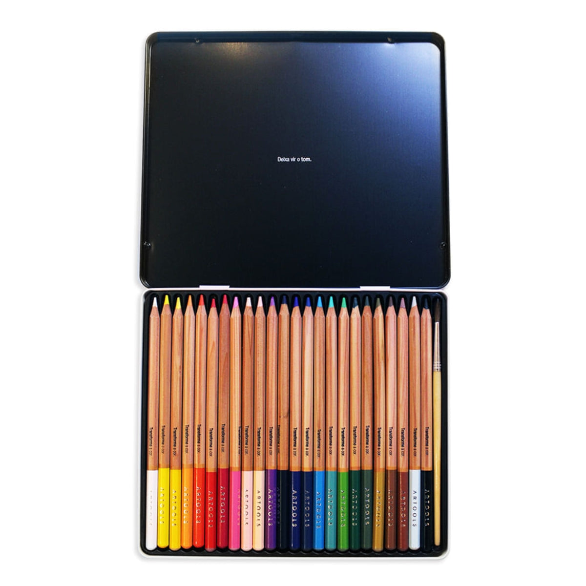Estojo de Lápis de Cor Aquarelável em Lata - Artools