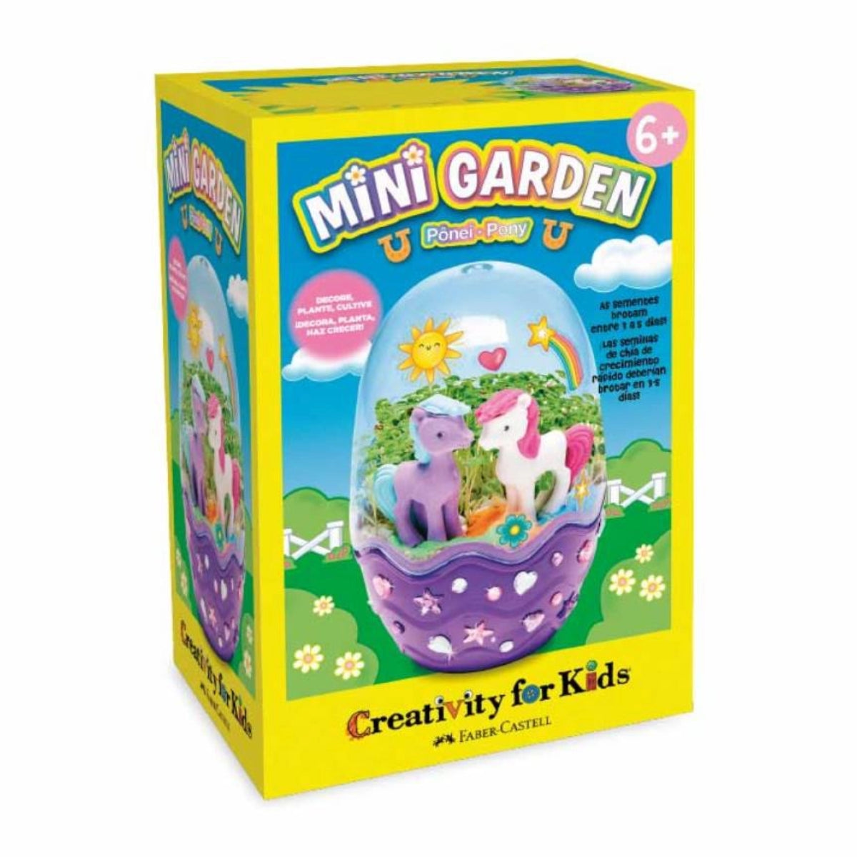 Mini Jardim Mágico Pônei Creativity For Kids 6441900 - Faber-castell