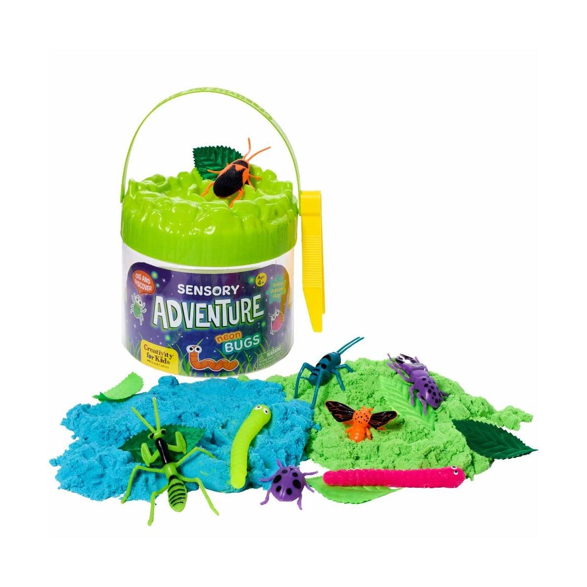 Kit Sensorial Adventure Insetos Neon com Balde Creativity For Kids 6544900 - Faber-castell