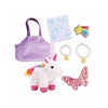 Kit Glitzy Unicorn com Pelúcia e Bolsa Creativity For Kids 6552900 - Faber-castell
