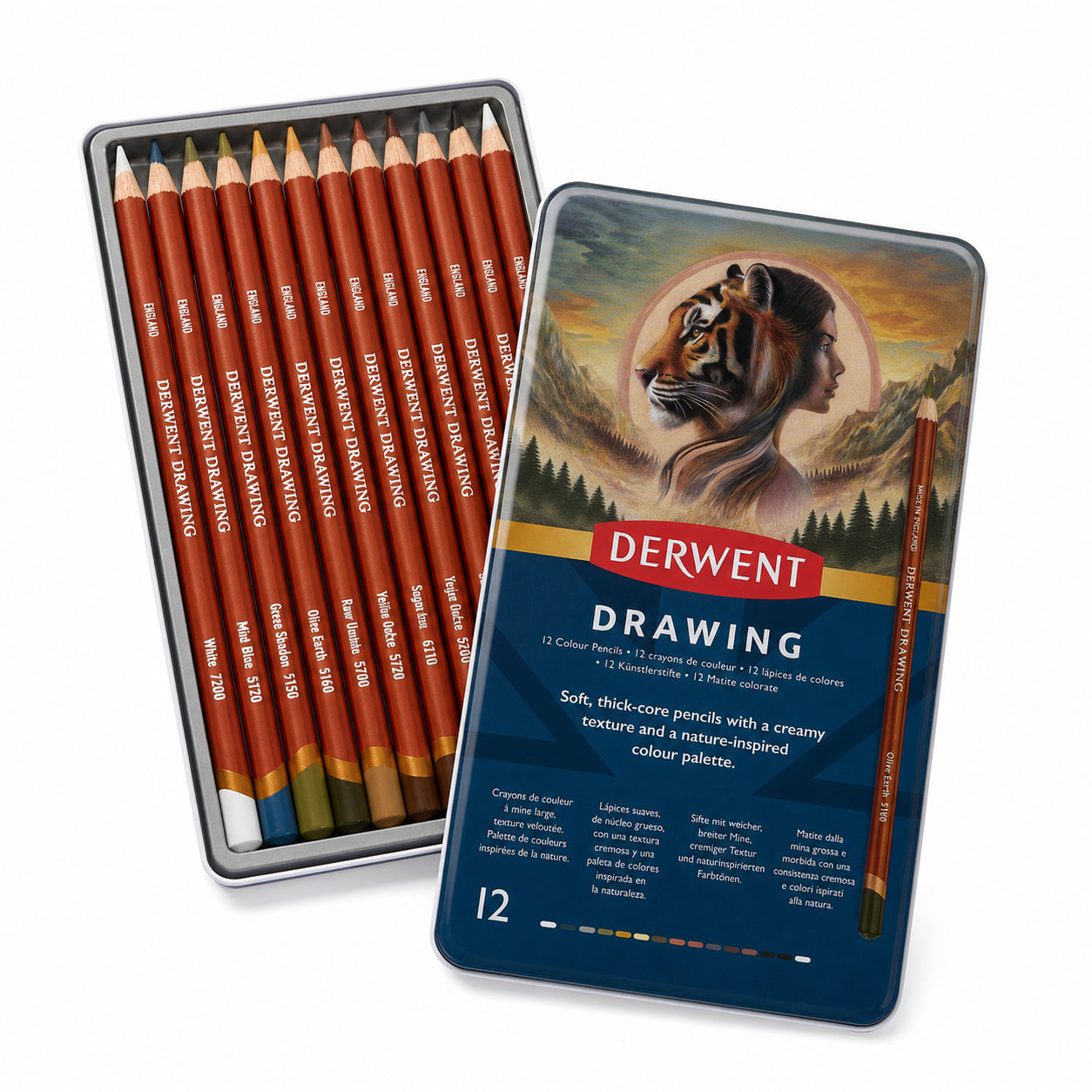 Estojo Lápis de Cor Permanente Drawing - Derwent  