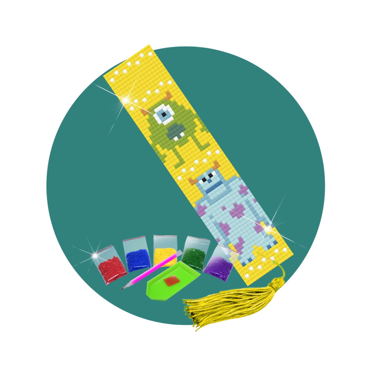 231524-kit-de-pintura-com-diamante-marcador-de-pagina-4,2x18,9cm-monstros-sa-609400