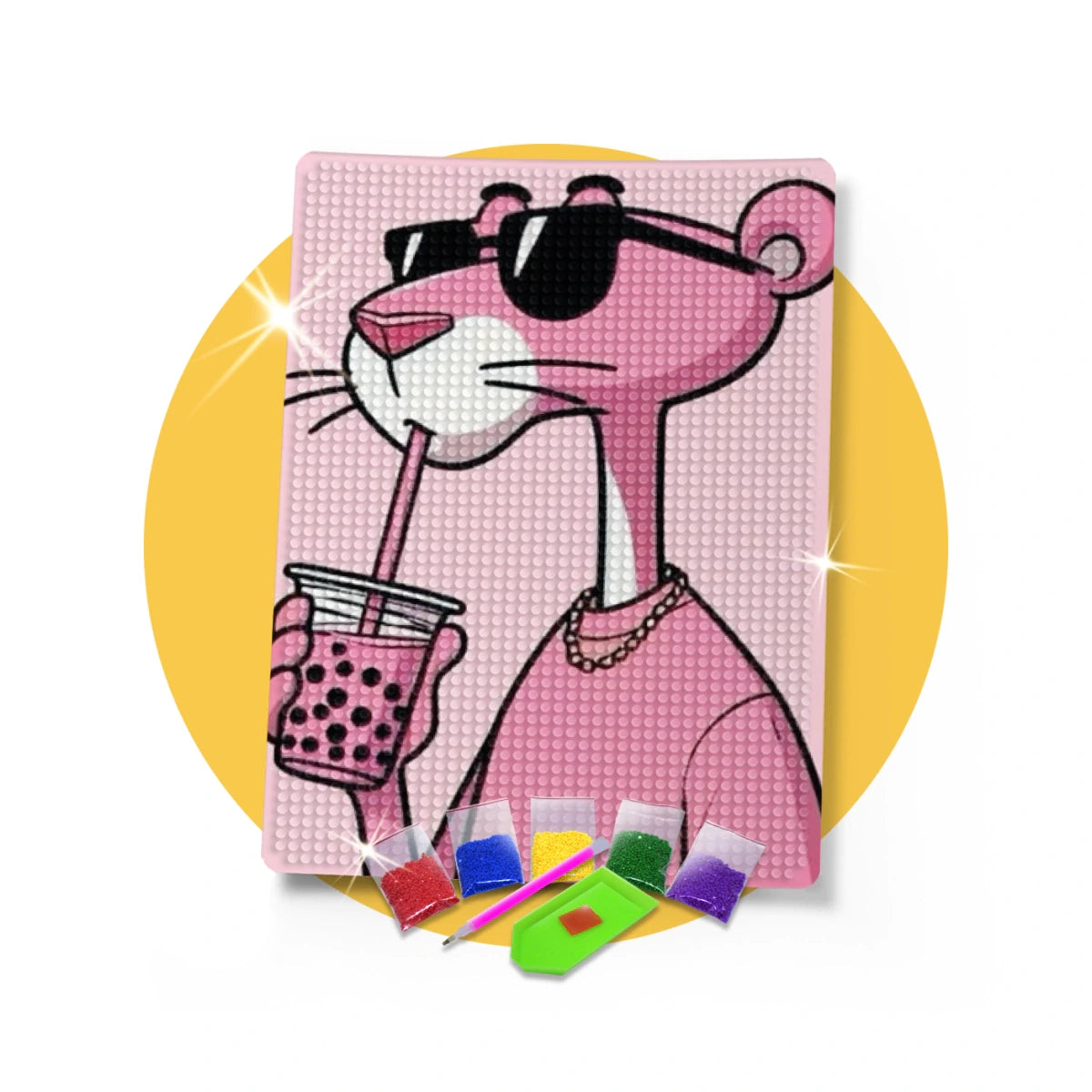 231536-kit-de-pintura-com-diamante-14,8x20,5cm-pantera-rosa-607643