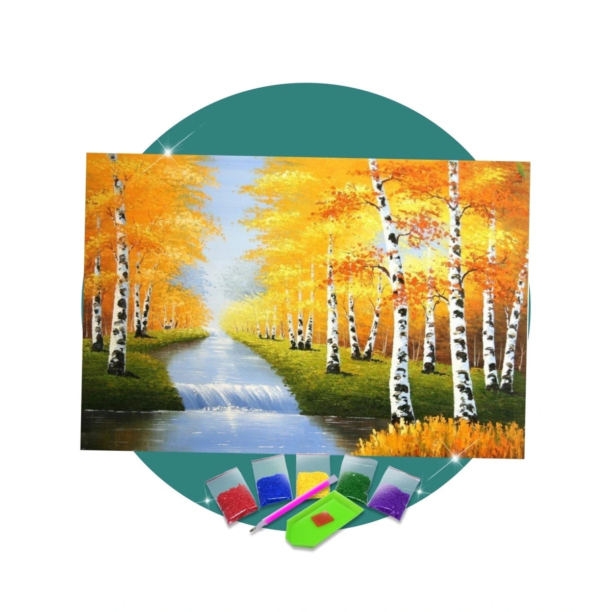 231566-kit-de-pintura-com-diamante-40x30cm-arvores-douradas-609748