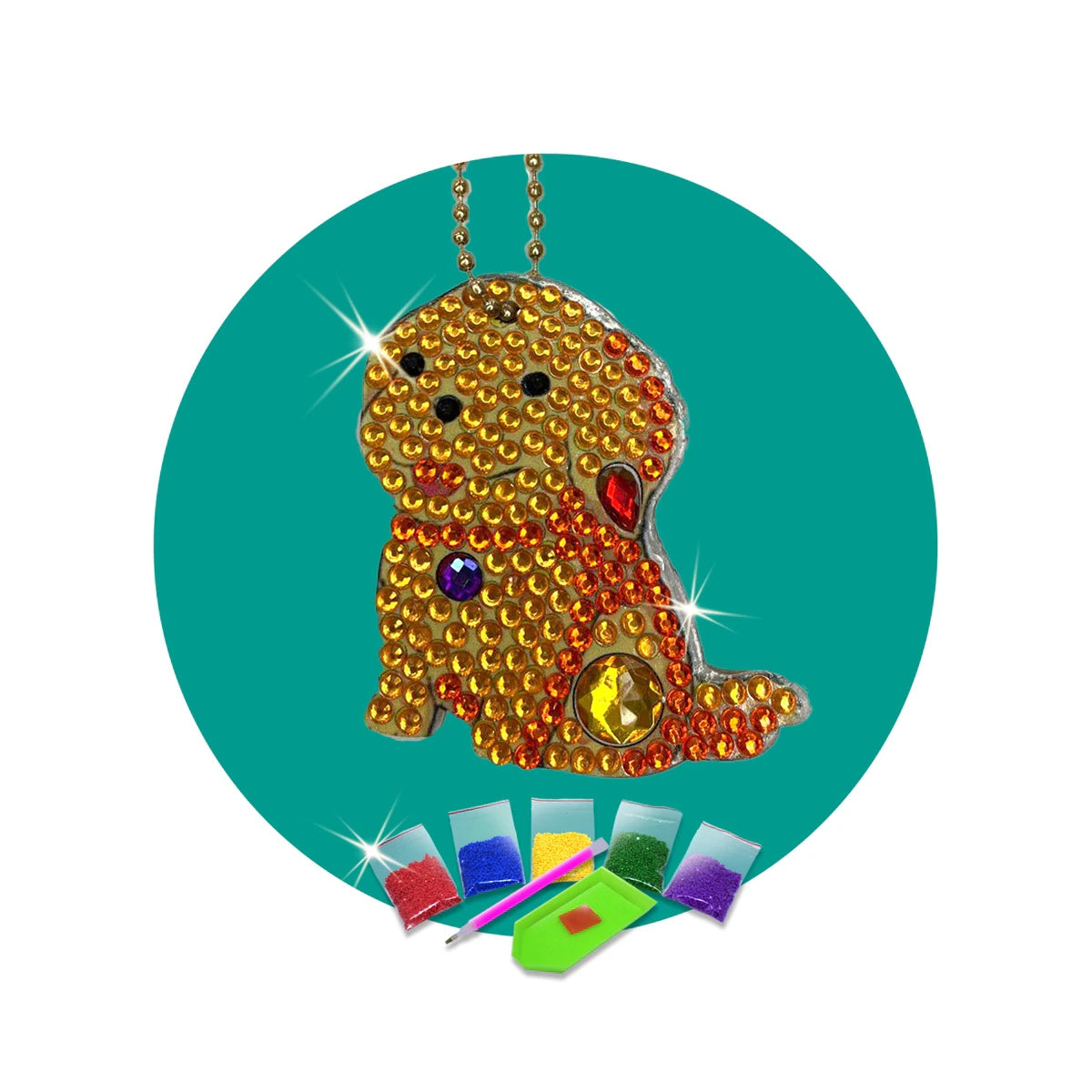 231580-kit-de-pintura-com-diamante-chaveiro-animais-dog-fofinho-609848